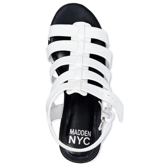 Madden NYC Women's Chunky Fisherman Sandals Sz:7 white - Picture 1 of 5